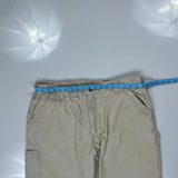 Carhartt Cargo Carpenter Trousers - 40W 30L Beige Cotton