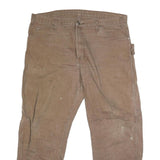 DICKIES Mens Jeans Brown Regular Straight Denim Medium W40 L29 Workwear