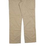 CARHARTT Mens Cotton Blend Beige Relaxed Straight Trousers W38 L34 Workwear