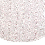 WHITE STUFF Womens Cream Printed Short Sleeve Round Neck Top UK 10 Cotton Blend