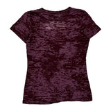 Harley Davidson Graphic T-Shirt - Large Burgundy Cotton