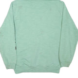 CARHARTT Mens Green Pullover Hoodie M Logo Print Workwear Cotton Blend