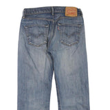LEVI'S 501 Womens Jeans Blue Regular Straight Denim Medium W32 L25 Classic Fit