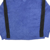 GAP Mens Blue & Black V-Neck L Polyester Sweatshirt Pullover Casual Warm