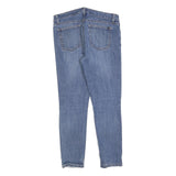 TOMMY HILFIGER Womens Slim Blue Denim Jeans W30 L27 Zip Closure Cotton Blend