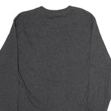 CARHARTT Mens Grey Long Sleeve Crew Neck T-Shirt S Cotton Casual Workwear