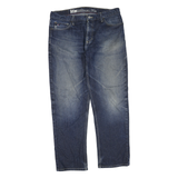 TOMMY HILFIGER Mens Blue Regular Straight Denim Dark W36 L30 Classic Design
