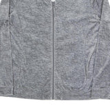 MANOR Womens Grey Jacket XL Polyester Blend Plain Zip Casual Lightweight