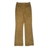 Levis Boot Cut Cord Trousers - 27″ Waist Beige Cotton