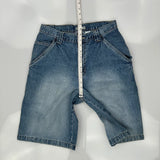 Utility Denim Shorts - 32W 10L Blue Cotton