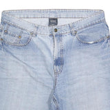 TWEED RIVER Mens Light Blue Denim Casual Shorts XL W38 Cotton Blend Relaxed Fit