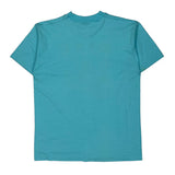 Screen Stars College T-Shirt - Large Blue Cotton Blend