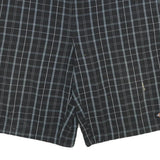 DICKIES Mens Black & Grey Checked Casual Shorts XL W40 Regular Fit Durable