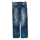 True Religion Contrast Stitch Jeans - 28W 25L Dark Wash Denim