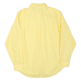 NAUTICA Womens Yellow Check Shirt L Button Down Cotton Blend Casual