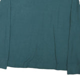 WRANGLER Mens Blue Long Sleeve Crew Neck T-Shirt XL Cotton Blend Classic Comfort