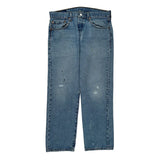 501 Levis Jeans - 33W 29L Light Wash Cotton