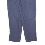 CARHARTT Mens Cotton Blend Navy Relaxed Straight Trousers W38 L30 Workwear
