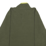 FILA Mens Green Pullover Plain Crew Neck Basic Knit Jumper Size M Polyester