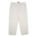 CHAPS Mens Cotton Beige Regular Fit Cargo Trousers W38 L30 Casual Utility