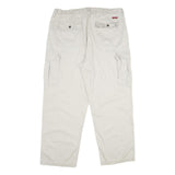 CHAPS Mens Cotton Beige Regular Fit Cargo Trousers W38 L30 Casual Utility
