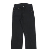 LEVI'S 501 Womens Jeans Black Regular Straight Denim Medium W26 L32 Classic Fit