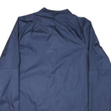 NIKE Mens Navy Blue Sports Jacket S Nylon Plain Lightweight Zip