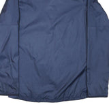 NIKE Mens Navy Blue Sports Jacket S Nylon Plain Lightweight Zip