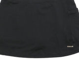 REEBOK Womens Black Polyester Blend Mini Skort UK 12 Sports Casual Activewear