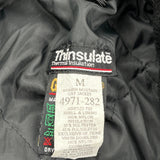 Goretex Unbranded Graphic Ski Jacket - Medium Black Nylon