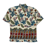 Bugle Boy Floral Hawaiian Shirt - XL Multicoloured Viscose