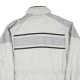 SPRINT Mens Grey & Light Grey Colourblock Outdoor Jacket L Polyester Blend Woven
