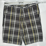 Levis Checked Shorts - 38W 10L White Cotton
