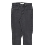 LEVI'S 721 Womens Jeans Black Slim Skinny Denim Medium W30 L30 Stretch