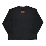 Rez Graphic Long Sleeve T-Shirt - 2XL Black Cotton