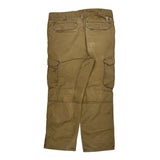 Carhartt Double Knee Cargo Pants - 36W 27L Khaki Cotton