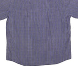 ASCOT SPORT Mens Blue Check Shirt 2XL Cotton Blend Casual Button-Down