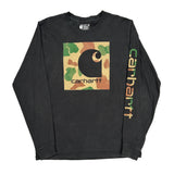 Carhartt Camo Long Sleeve T-Shirt - Medium Camo Cotton