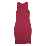 FRENCH CONNECTION Womens Red Fit & Flare Cotton Blend Sleeveless Knee Length
