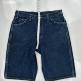 Dickies Denim Shorts - 33W 11L Blue Cotton