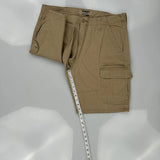 Wrangler Cargo Shorts - 36W 10L Khaki Cotton