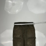 Dickies Double Knee Carpenter Pants - 30W 31L Gray Cotton