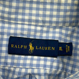 Ralph Lauren Checked Shirt - XL Blue Cotton