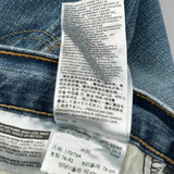 569 Levis Denim Shorts - 30W 12L Blue Denim