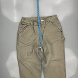 Unbranded Carpenter Pants - 34W 33L Beige Cotton