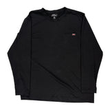 Dickies Long Sleeve T-Shirt - 2XL Black Polyester