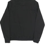 PUMA Womens Black Hoodie UK 16 Cotton Blend Pullover Casual Sweatshirt