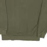ADIDAS Mens Green Crew Neck S Sweatshirt Cotton Blend Casual Pullover