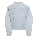 LEE Mens Blue Cotton Denim Jacket L Button Closure Classic Fit Plain