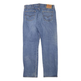 LEVI'S 501 Mens Jeans Blue Regular Straight Denim Medium W35 L31 Classic Button